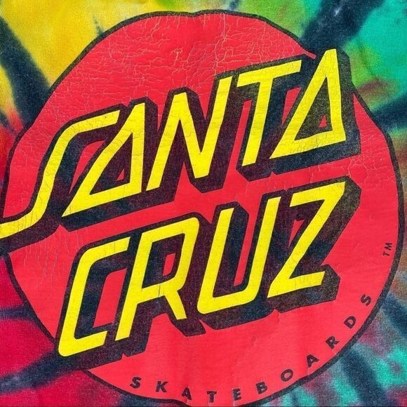 Santa Cruz Skateboarding Vintage Tie Dye - Picture 2 of 6